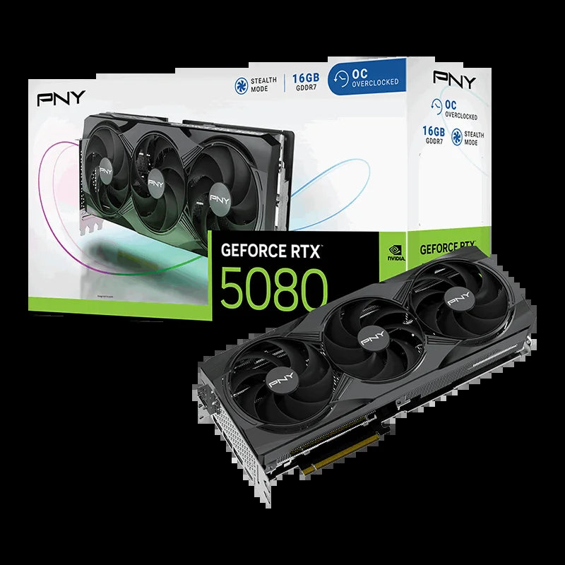 Geforce RTX 5080 OC 16GB 256-Bit GDDR7 DLSS 4.0 PCI Express 5.0 X16 Graphics Card VCG508016TFXPB1-O