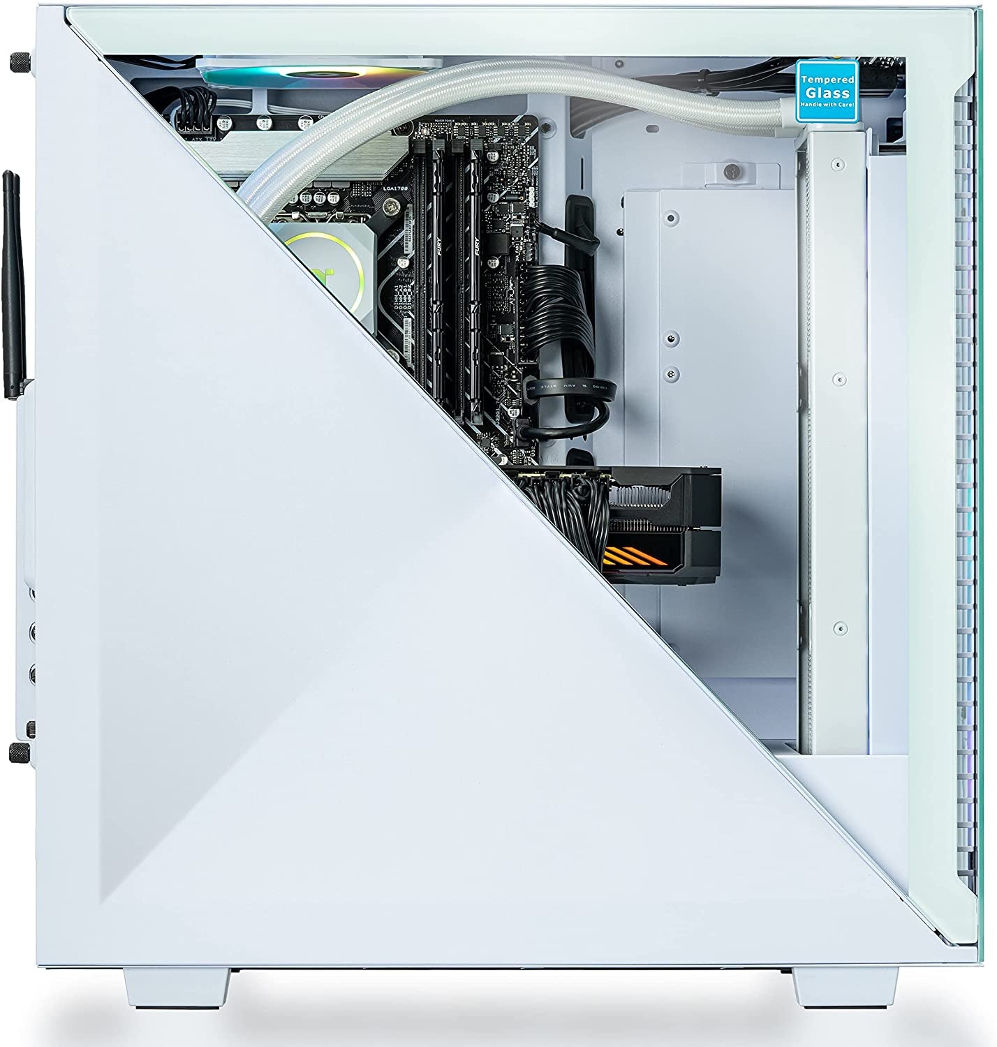 Thermaltake Avalanche I380 AIO Liquid Cooled Gaming PC (Intel® Core™ I9-12900Kf, 32GB DDR5 5200Mhz, NVIDIA® Geforce RTX™ 3080, Seagate Firecuda 530 1TB Nvme 1TB, Wifi, Win10 Home) D3AV-Z690-380-LCS