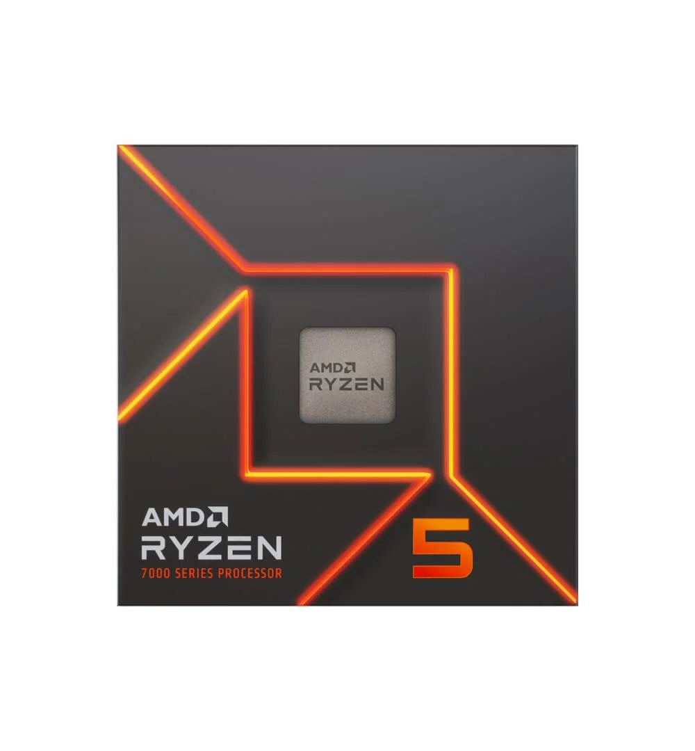Ryzen 5 7600 - Ryzen 5 6-Core Socket AM5 65W  Radeon Graphics Processor (100-100001015BOX)