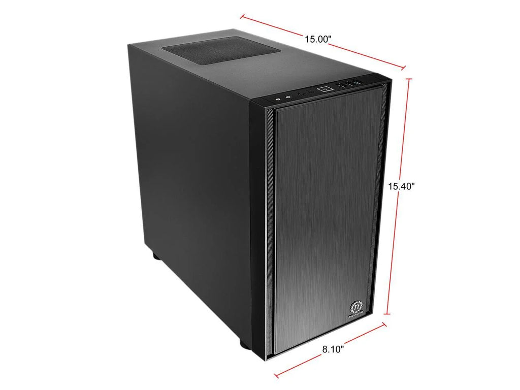 Versa H17 Black SPCC Micro ATX Gaming Computer Case CA-1J1-00S1NN-00