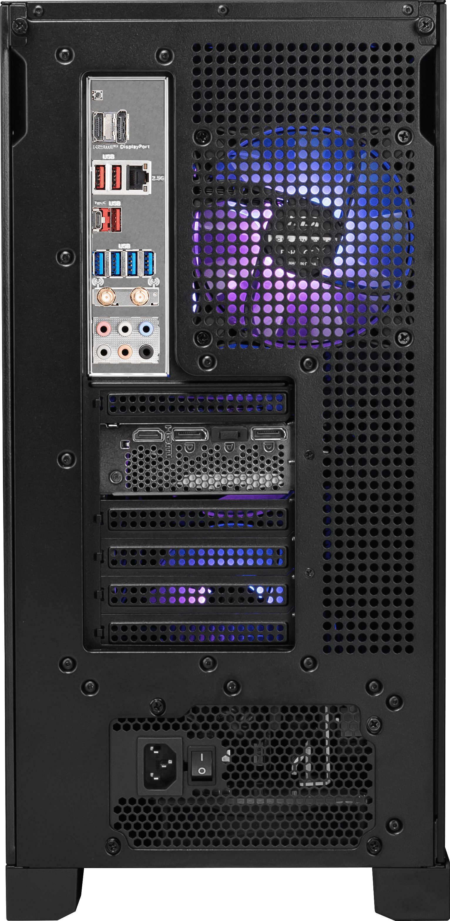 Aegis R2 Gaming Desktop Intel I7-14700F NVIDIA RTX 5060Ti - 32GB DDR5 2TB SSD Win 11 Black
