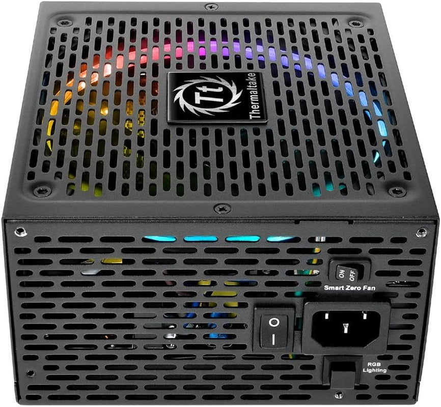 Thermaltake Toughpower Grand RGB 650W 80+ Gold Smart Zero 256-Color RGB Fan Fully Modular Power Supply 10 YR Warranty PS-TPG-0650FPCGUS-R