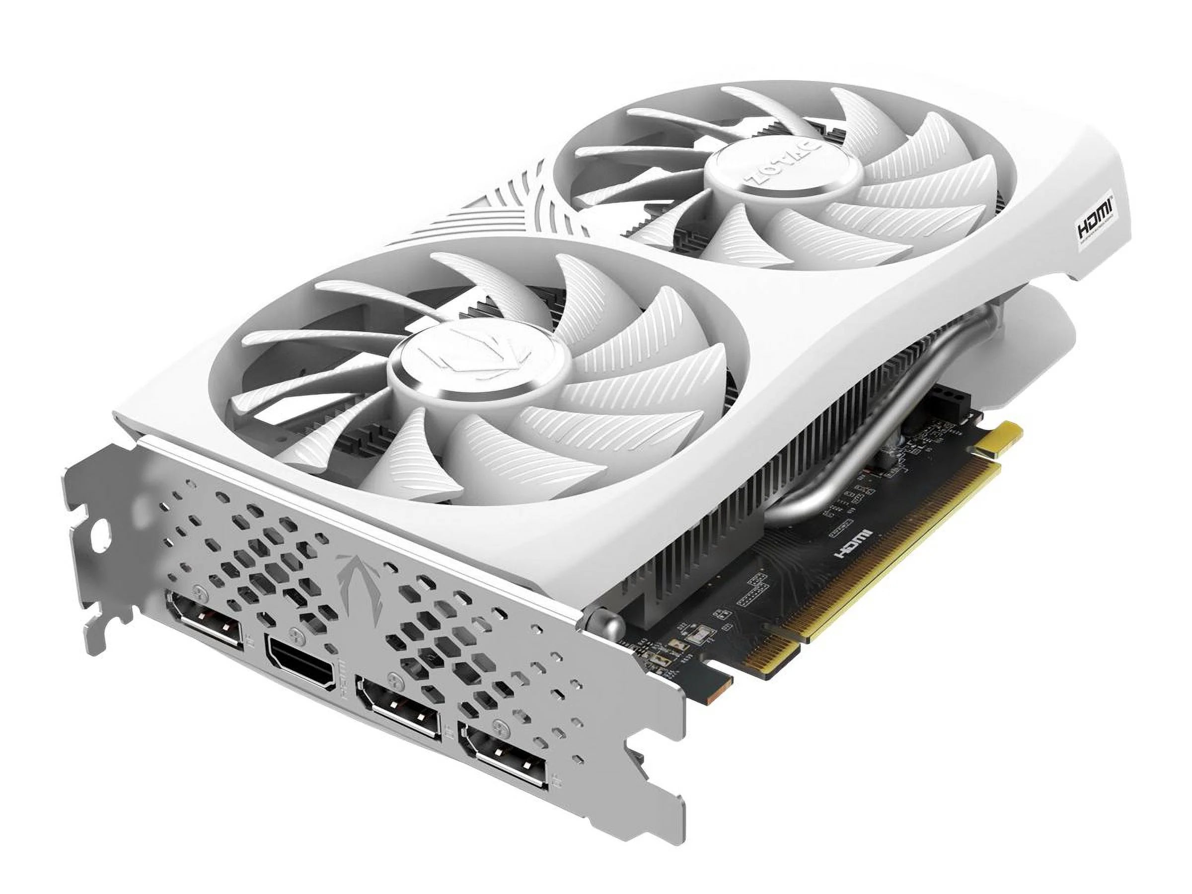 GAMING Geforce RTX 4060 8GB Twin Edge OC - White Edition - Graphics Card - Geforce RTX 4060 - 8 GB GDDR6 - Pcie 4.0 X8 - HDMI, 3 X Displayport - White - Box