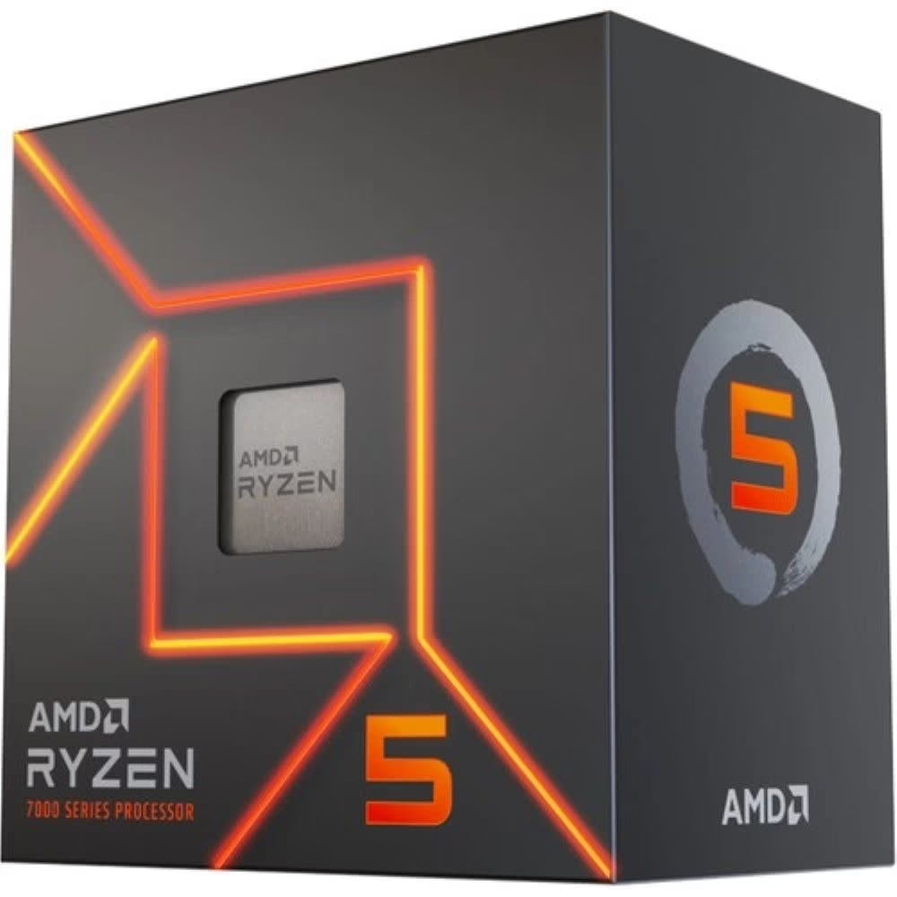 Ryzen 5 7600 - Ryzen 5 6-Core Socket AM5 65W  Radeon Graphics Processor (100-100001015BOX)
