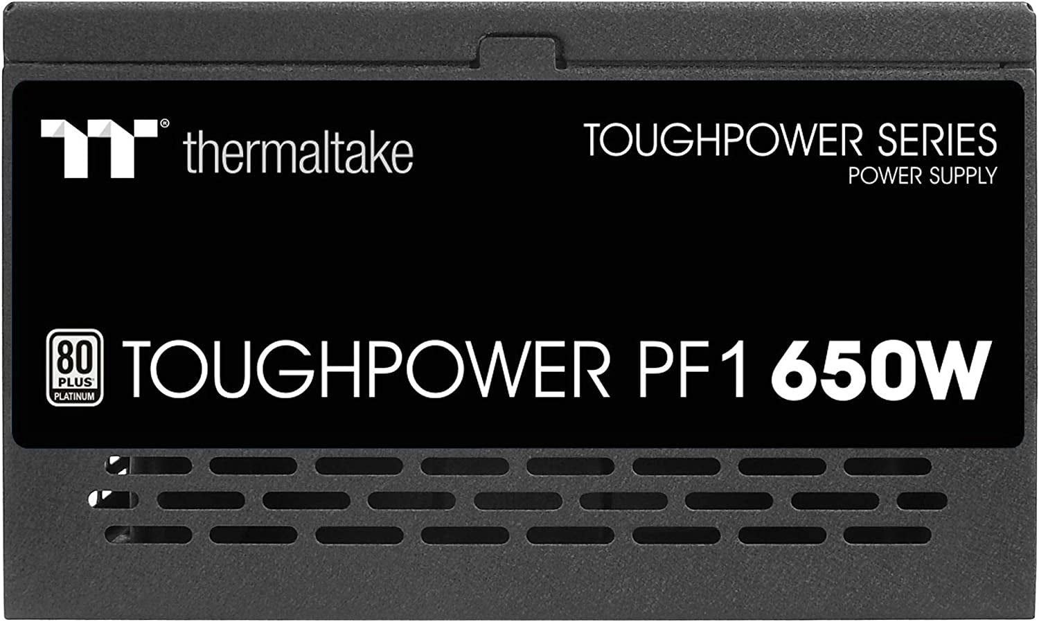Thermaltake Toughpower PF1 650W 80+ Platinum Full Modular Power Supply with Ultra Quiet 120mm Hydraulic Bearing Fan and Compact Design