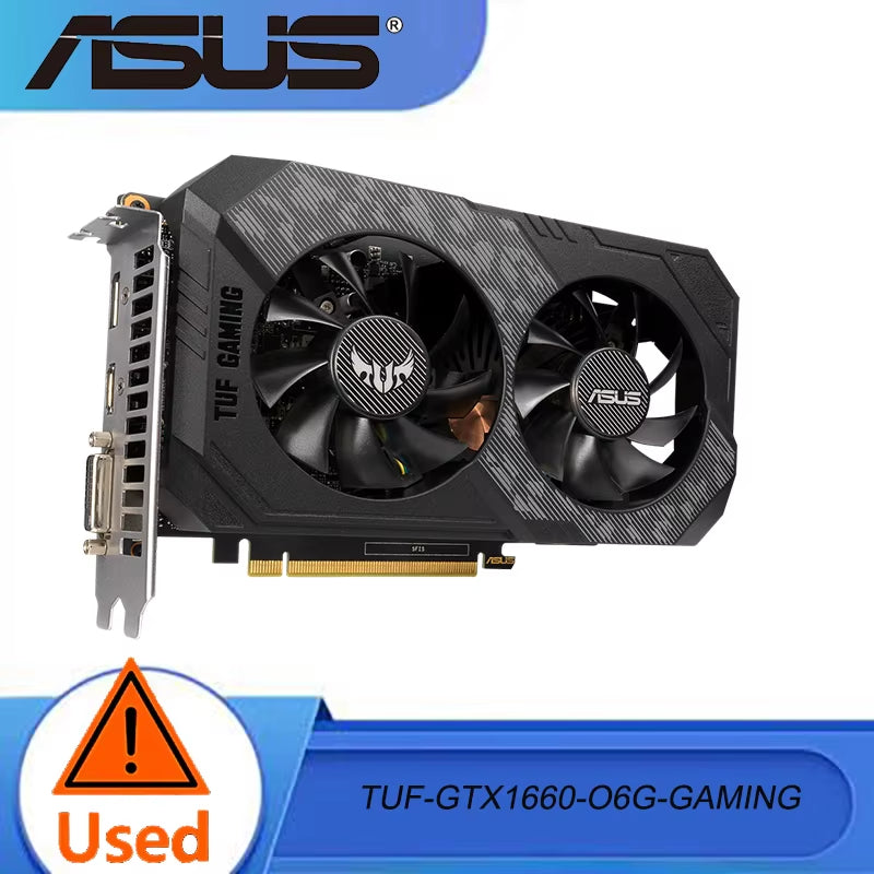 TUF GAMING Geforce GTX 1660 OC Edition 6G Graphic Card
