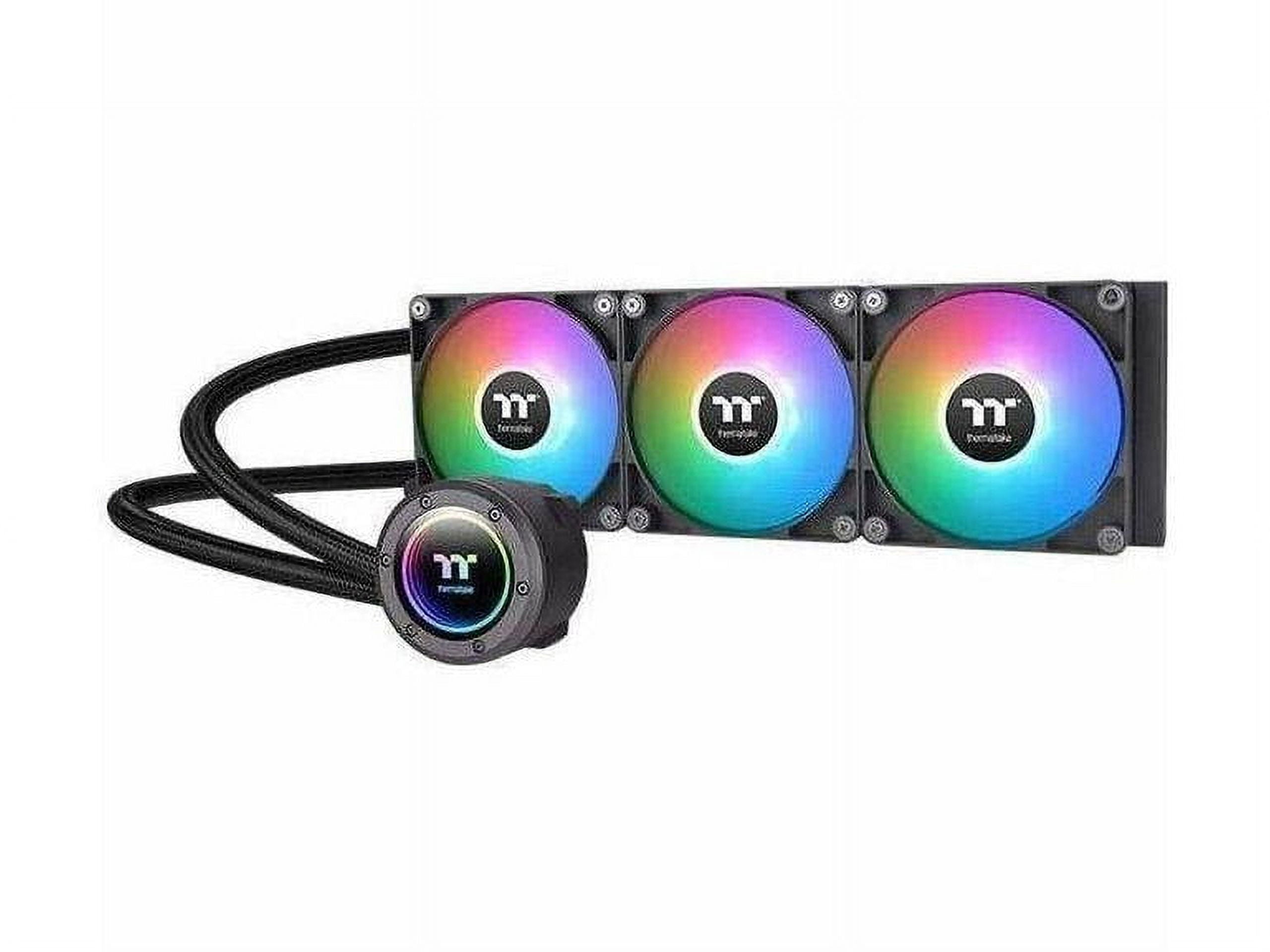 TH420 ARGB Sync V2 CPU Liquid Cooler/Alo Liquid Cooling/Fan 140Mm*3/Pwm 500~2000 Rpm/Mirror Waterblock/Mb ARGB Sync Control, CL-W376-PL14SW-A