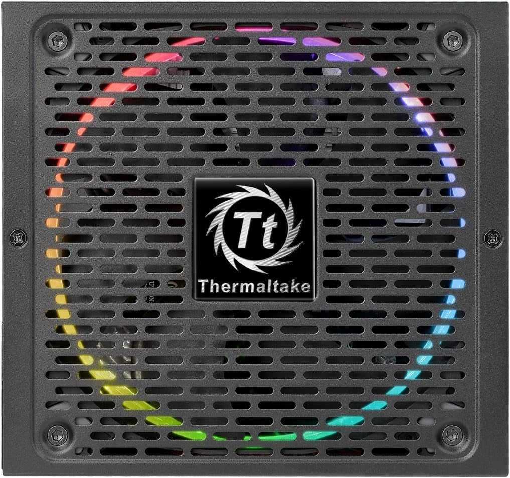 Thermaltake Toughpower Grand RGB 650W 80+ Gold Smart Zero 256-Color RGB Fan Fully Modular Power Supply 10 YR Warranty PS-TPG-0650FPCGUS-R
