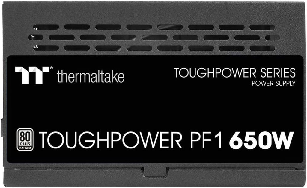 Thermaltake Toughpower PF1 650W 80+ Platinum Full Modular Power Supply with Ultra Quiet 120mm Hydraulic Bearing Fan and Compact Design