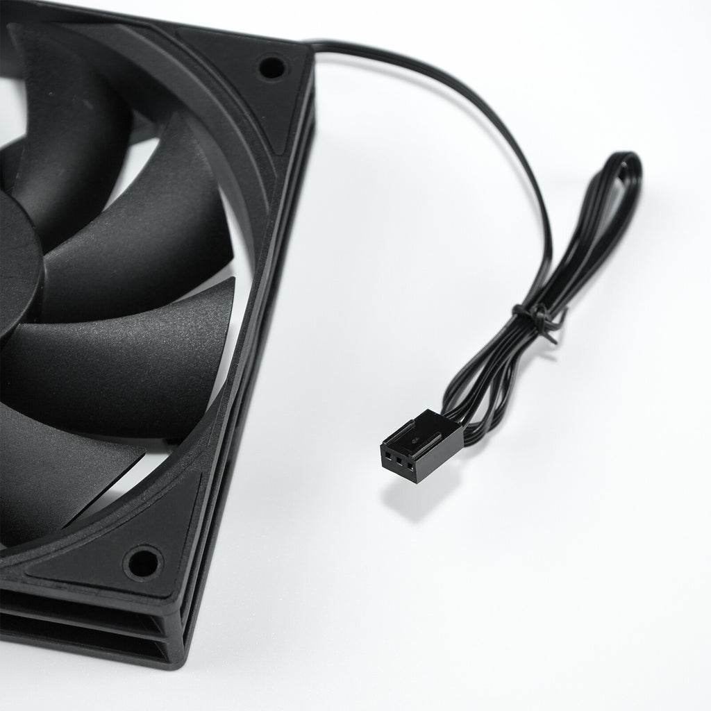 3Pack Black 120Mm PC Case Fans High Airflow Low-Noise High Performance Fan Speed