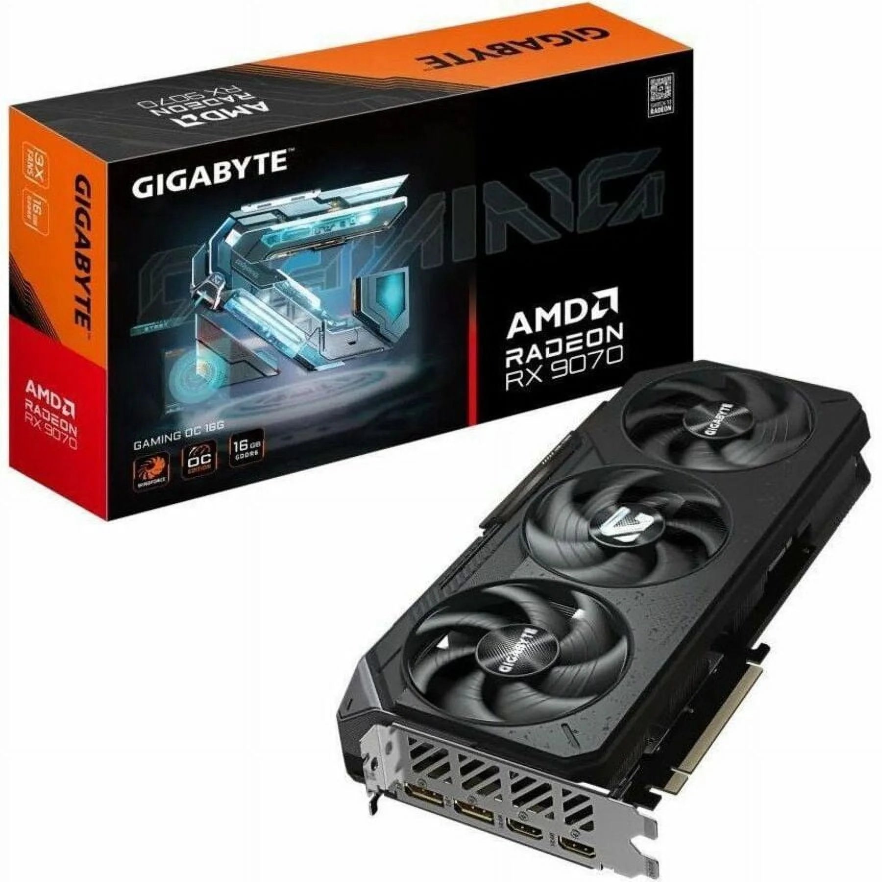 AMD Radeon RX 9070 Graphic Card, 16 GB GDDR6