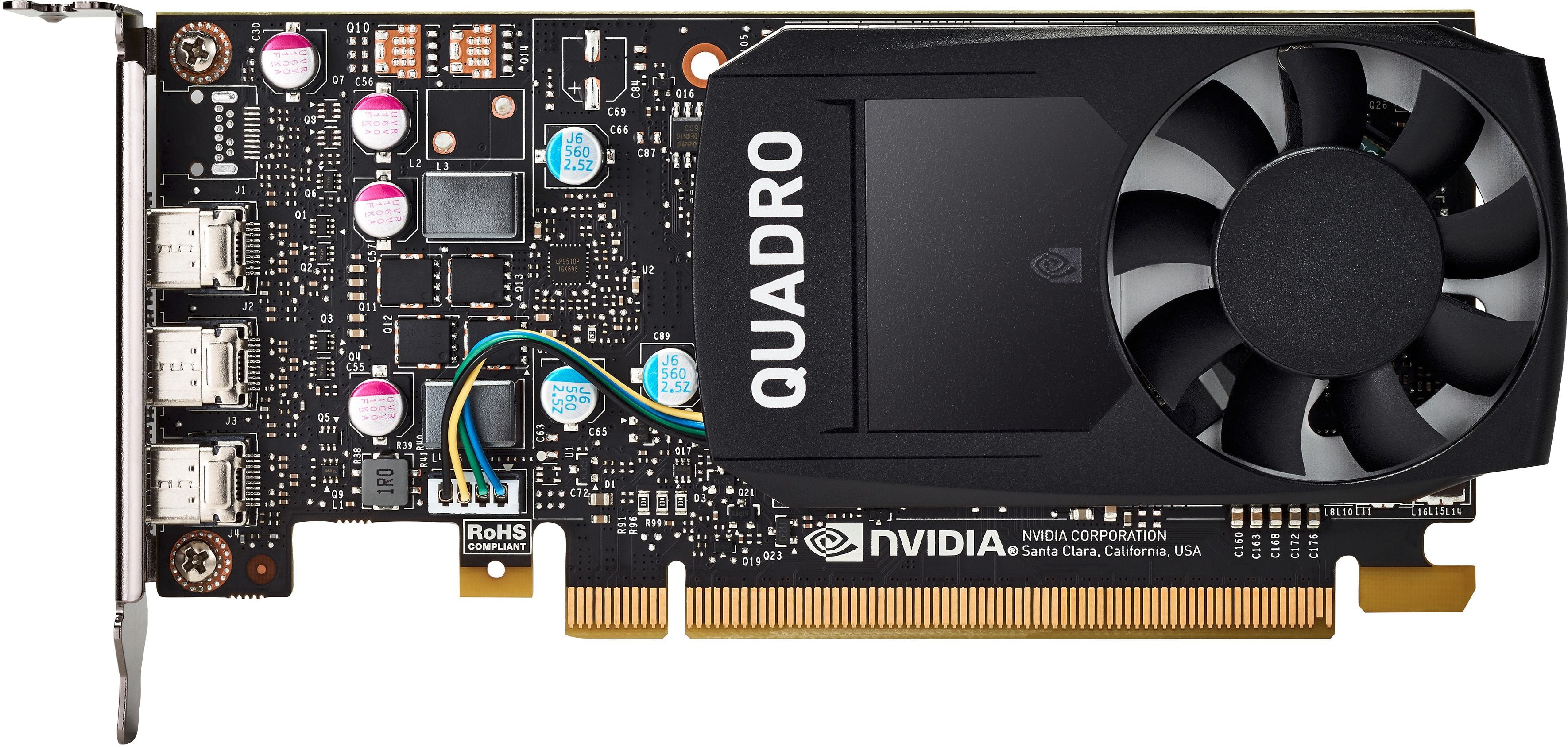 Quadro P4000 - Graphics Card - Quadro P4000 - 8 GB GDDR5 - 4 X Displayport - for Workstation Z2 G4 (MT), Z240 (MT, Tower), Z4 G4, Z440, Z640, Z8 G4, Z840