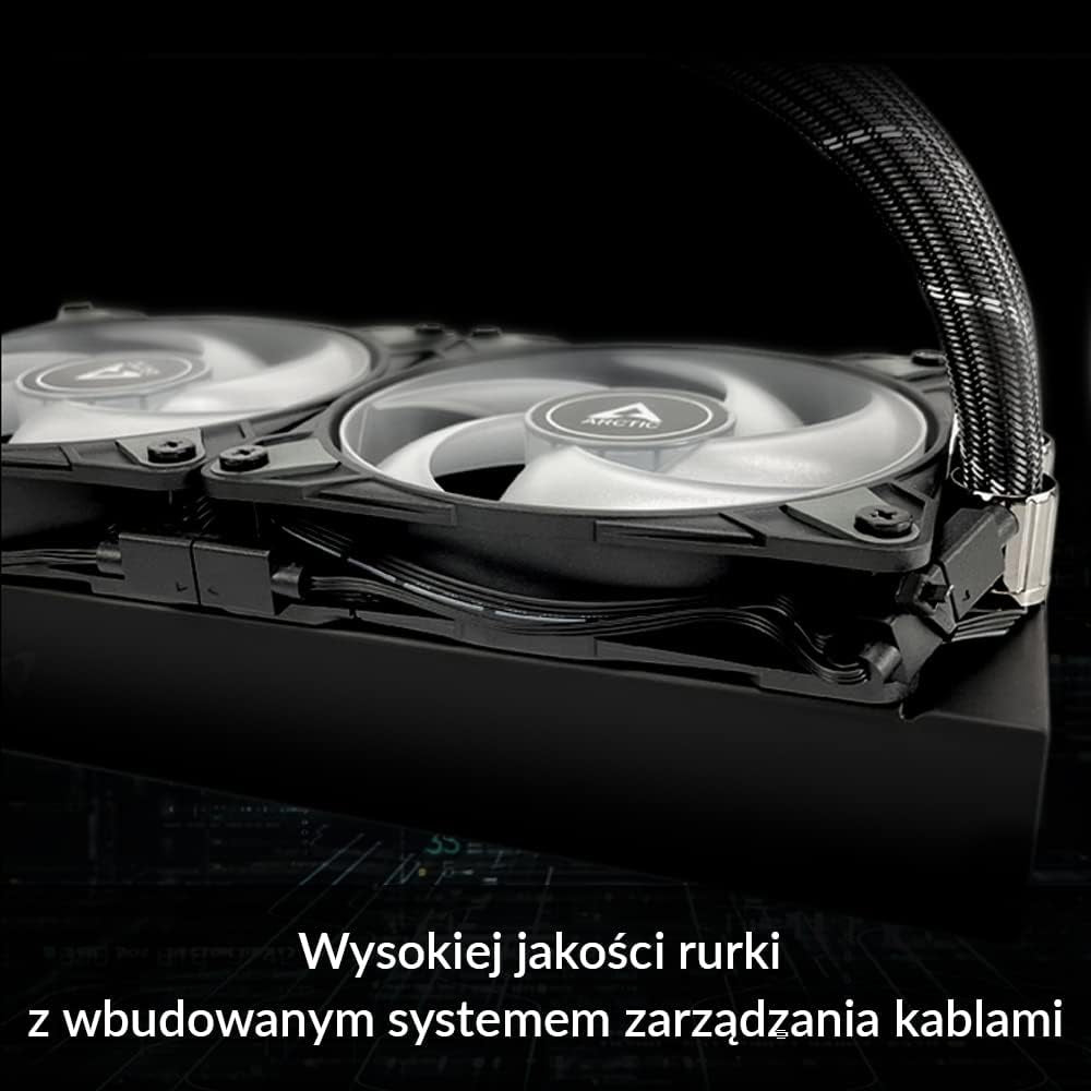 ARCTIC Liquid Freezer II 360 A-RGB - Multi-Compatible CPU AIO Water Cooler with A-RGB, Intel & AMD Compatible, Efficient Pwm-Controlled Pump, CPU Cooler, AIO Cooler, CPU Liquid Cooler