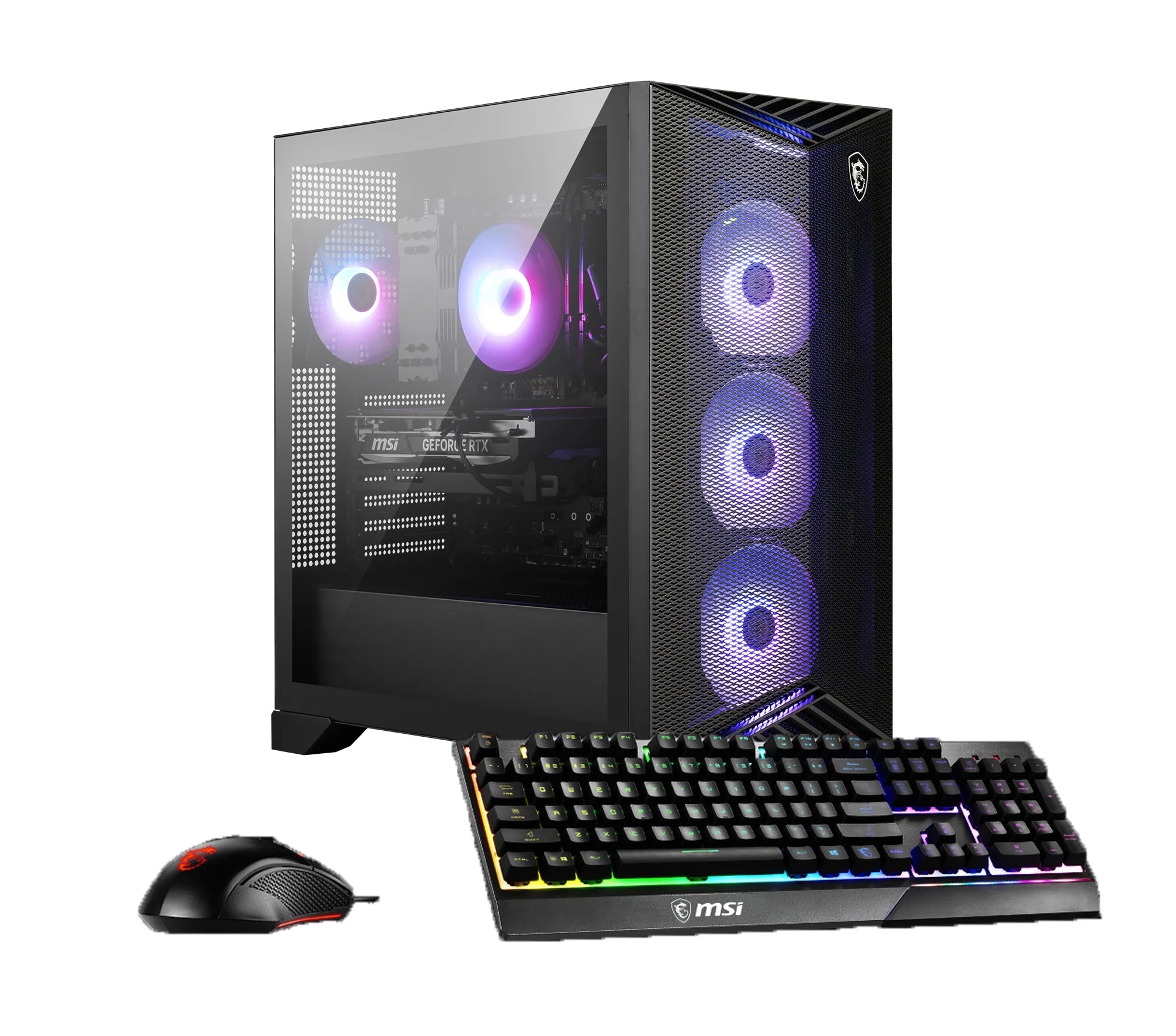 Aegis R2 Gaming Desktop Intel I7-14700F NVIDIA RTX 5060Ti - 32GB DDR5 2TB SSD Win 11 Black