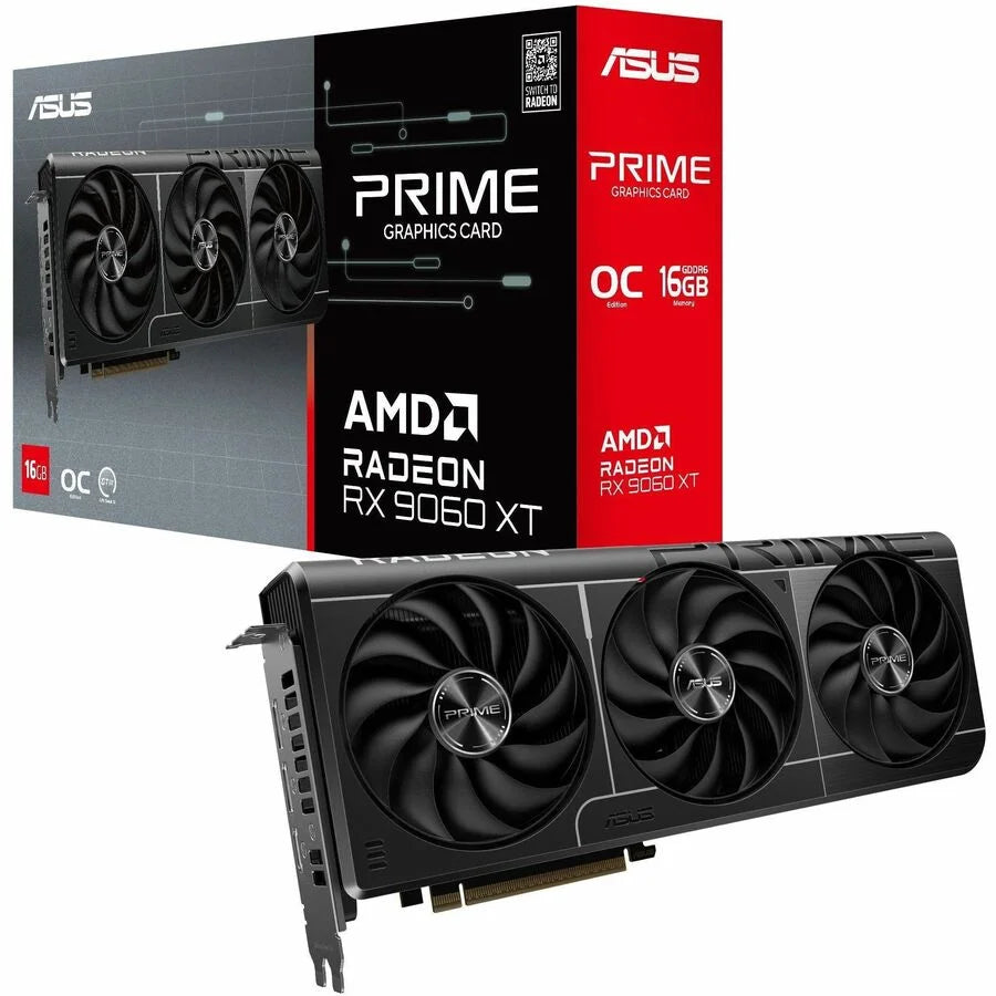 AMD Radeon 9060 XT Graphic Card, 16 GB GDDR6